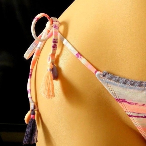 NWT VICTORIAS SECRET BEACH SEXY FOIL STRING BIKINI - Picture 2 of 7